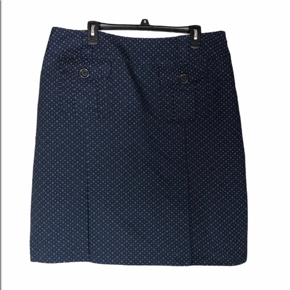 PENDLETON Blue Geometric Print Front Pocket Skirt - Picture 1 of 6